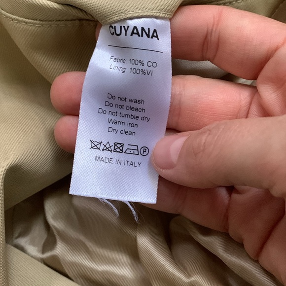 Cuyana Cotton Wrap Trench, Small - Picture 5 of 5